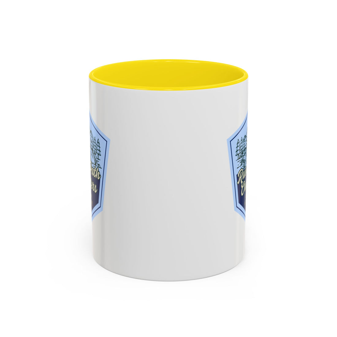 Rustic Path Outfitters Coffee Mug — Outdoor Adventure Camping Badge (11/15oz)