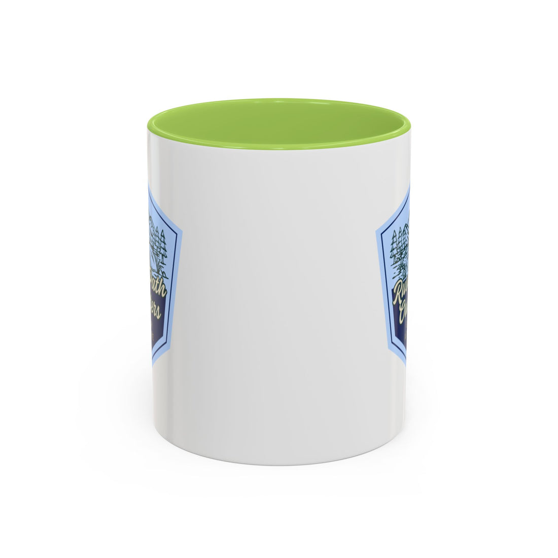 Rustic Path Outfitters Coffee Mug — Outdoor Adventure Camping Badge (11/15oz)