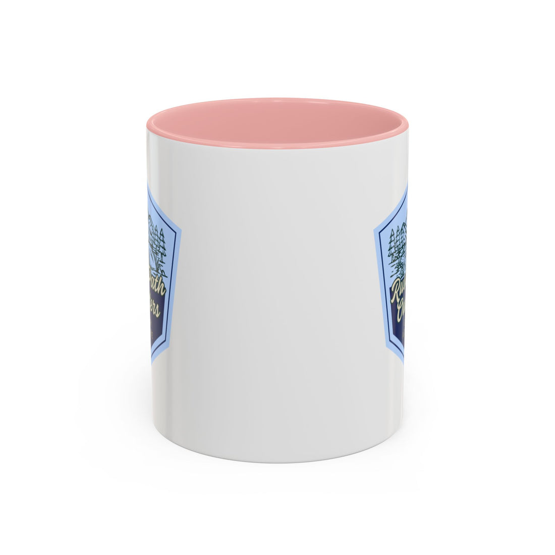 Rustic Path Outfitters Coffee Mug — Outdoor Adventure Camping Badge (11/15oz)