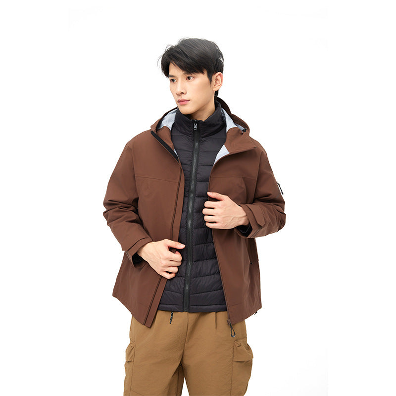 Mountain Hard Shell Jacket Windproof Waterproof Breathable Mountaineering Clothing