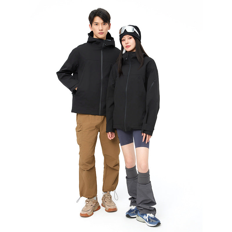 Mountain Hard Shell Jacket Windproof Waterproof Breathable Mountaineering Clothing