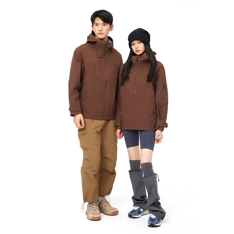 Mountain Hard Shell Jacket Windproof Waterproof Breathable Mountaineering Clothing