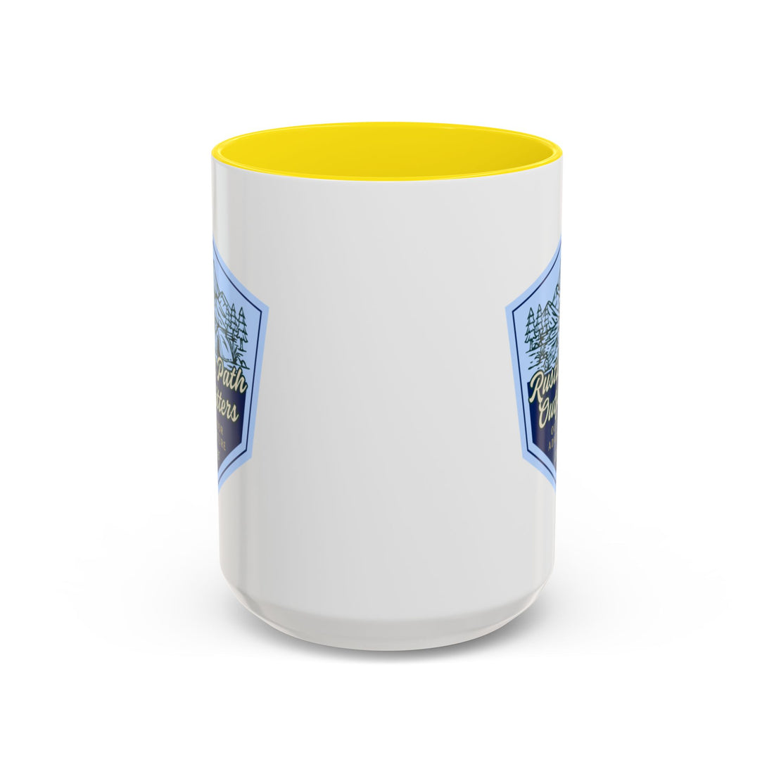 Rustic Path Outfitters Coffee Mug — Outdoor Adventure Camping Badge (11/15oz)