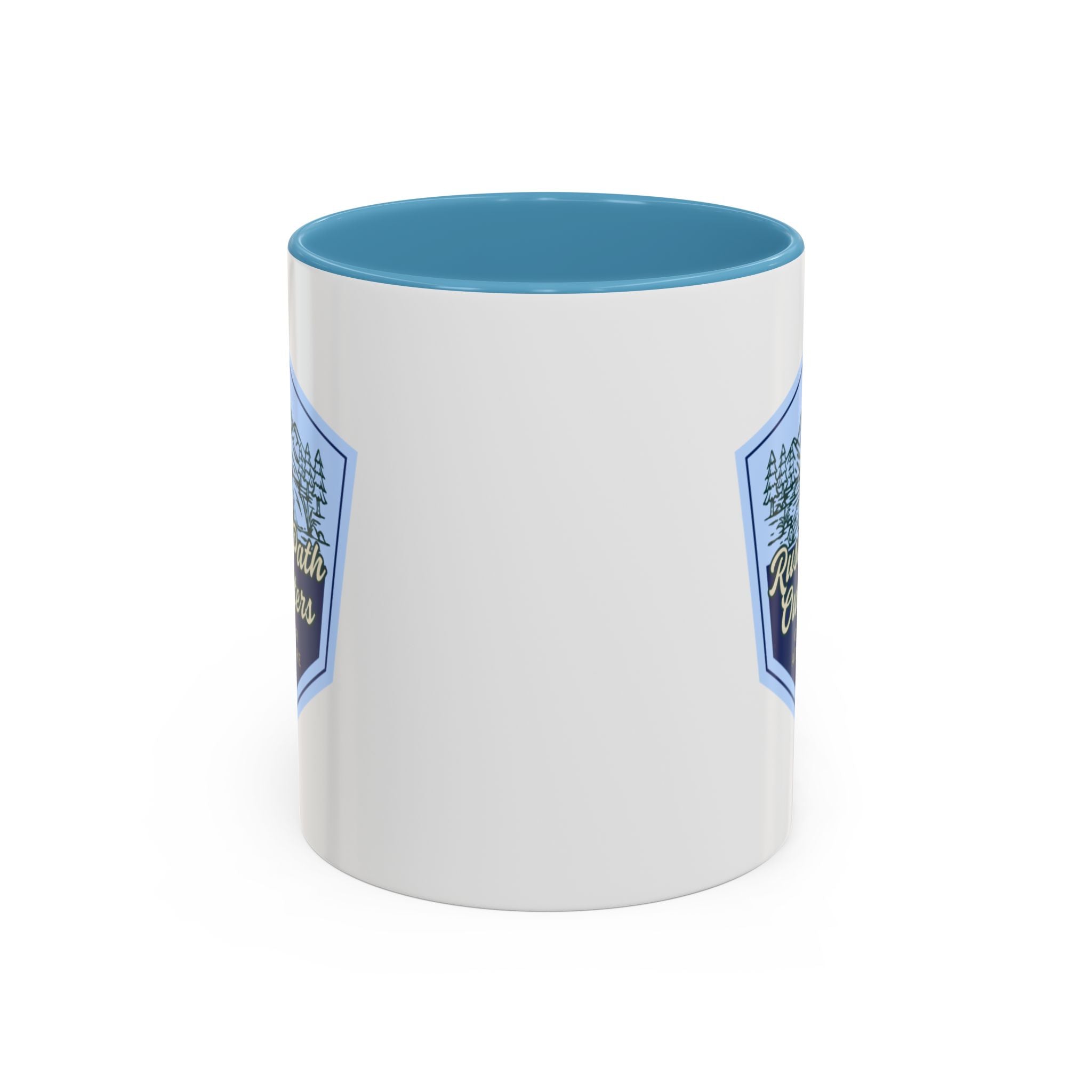 Rustic Path Outfitters Coffee Mug — Outdoor Adventure Camping Badge (11/15oz)