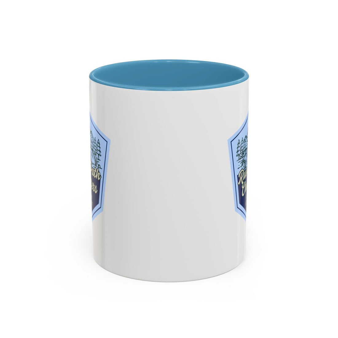 Rustic Path Outfitters Coffee Mug — Outdoor Adventure Camping Badge (11/15oz)