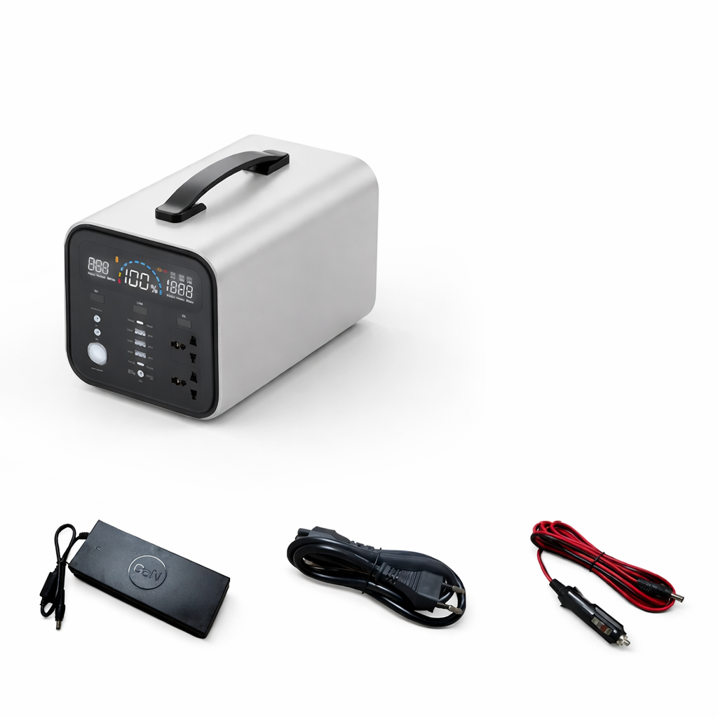 2400W Portable Power Station 1024Wh LiFePO4 Solar Generator