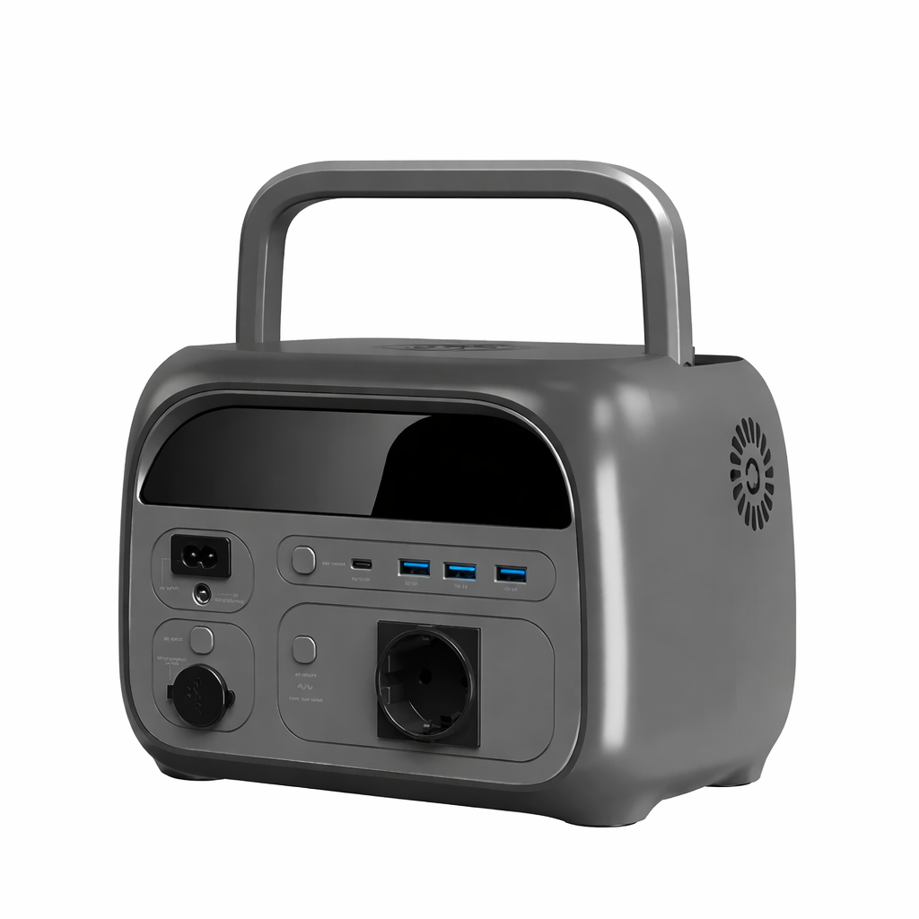 2400W Portable Power Station 1024Wh LiFePO4 Solar Generator