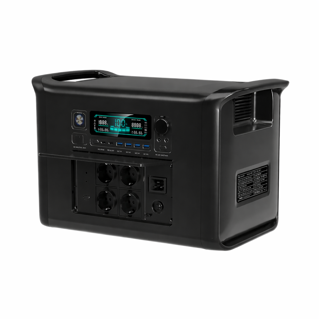 2400W Portable Power Station 1024Wh LiFePO4 Solar Generator