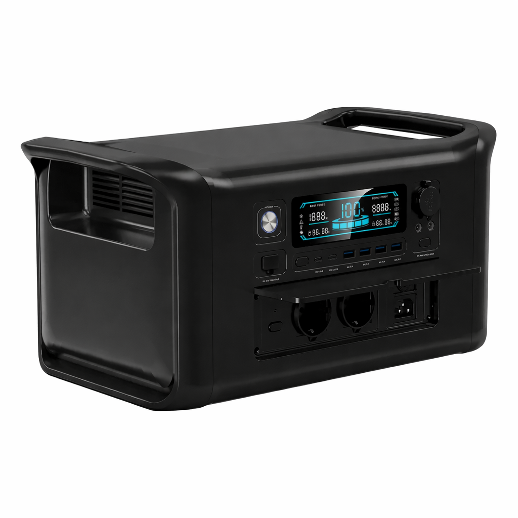 2400W Portable Power Station 1024Wh LiFePO4 Solar Generator
