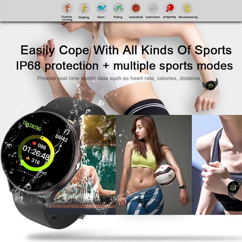 Smartwatch with Heart Rate and Blood Pressure Fitness Tracker