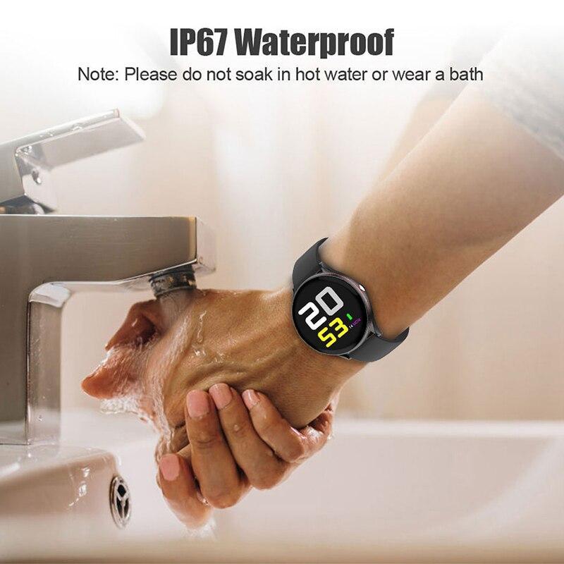 Smartwatch with Heart Rate and Blood Pressure Fitness Tracker