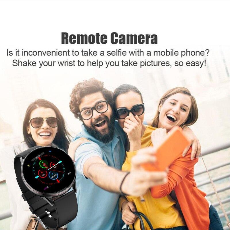 Smartwatch with Heart Rate and Blood Pressure Fitness Tracker