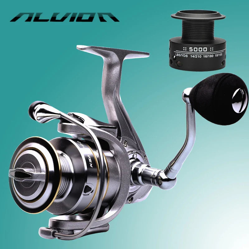 14+1 BB High-Speed Spinning Reel – 5.5:1 Gear Ratio for Carp & Saltwater