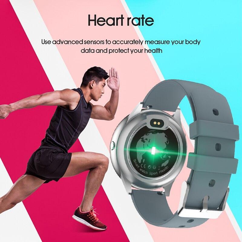 Smartwatch with Heart Rate and Blood Pressure Fitness Tracker