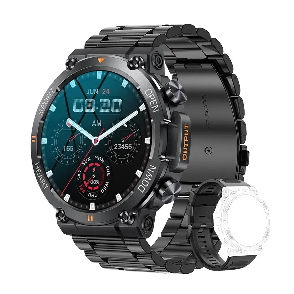 1.39" HD Bluetooth Call Smartwatch Men’s Sports Fitness Tracker