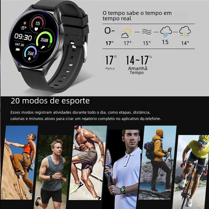 2025 Watch 6 Smartwatch Bluetooth Call Health Monitoring Sports