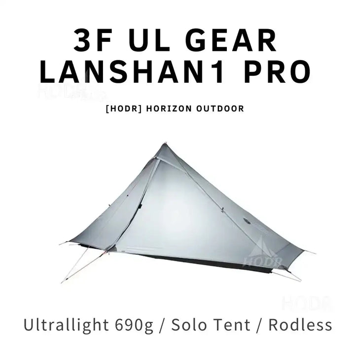 [HODR] 3F UL GEAR Lanshan 1 Pro – Ultralight Solo Tipi Tent