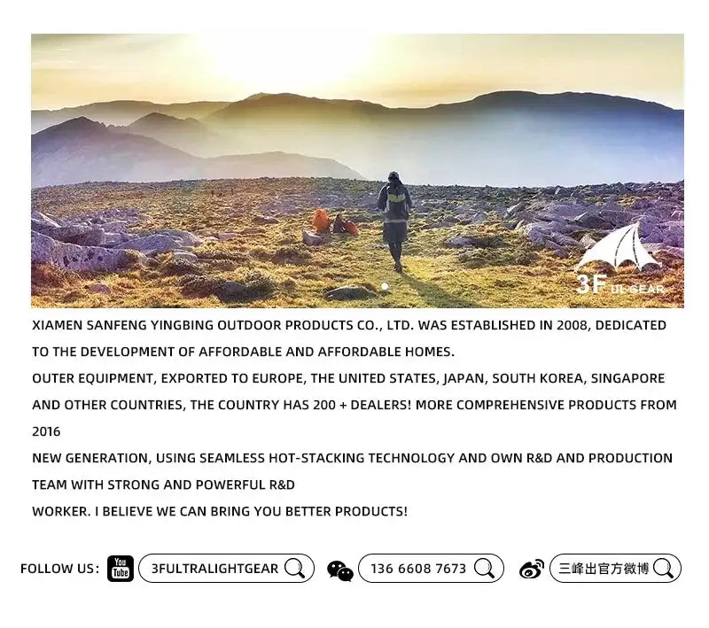 [HODR] 3F UL GEAR Lanshan 1 Pro – Ultralight Solo Tipi Tent