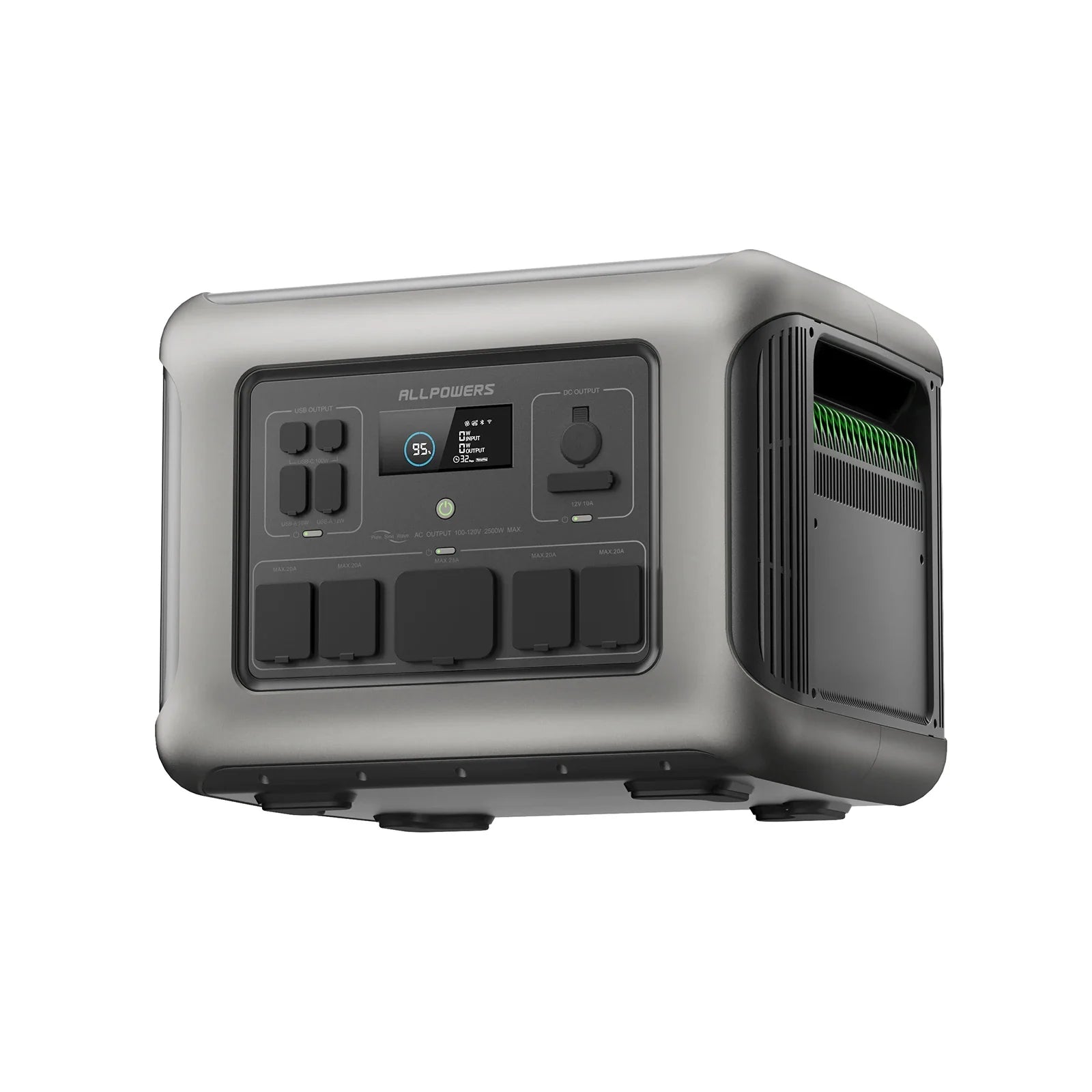 R600 Portable Power Station 299Wh LiFePO4 Battery 1200W Surge