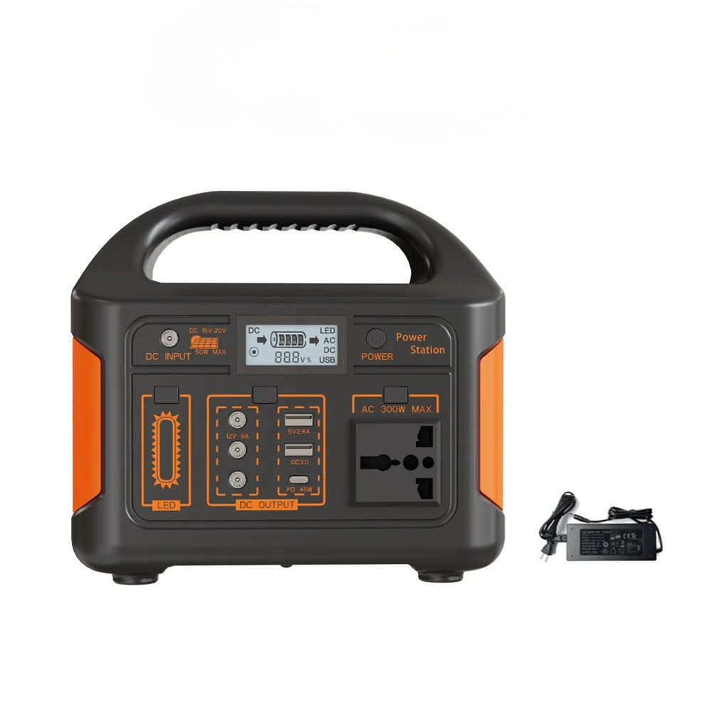 500W Portable Power Station Solar Generator LiFePO4 Battery UPS