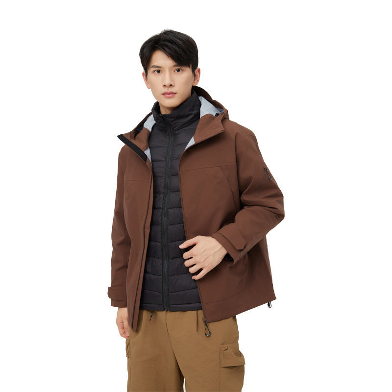 Mountain Hard Shell Jacket Windproof Waterproof Breathable Mountaineering Clothing