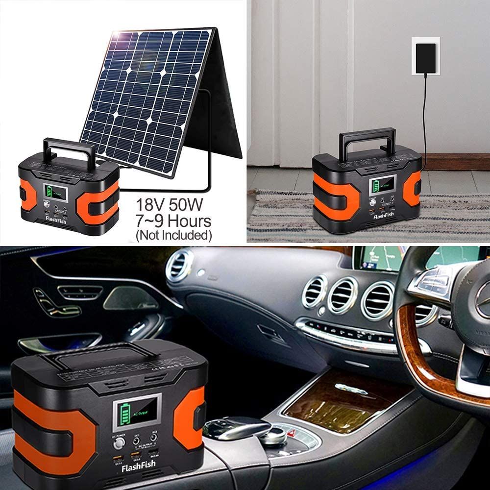 200W Portable Power Station CPAP Backup Battery for Camping
