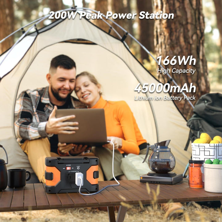 200W Portable Power Station CPAP Backup Battery for Camping