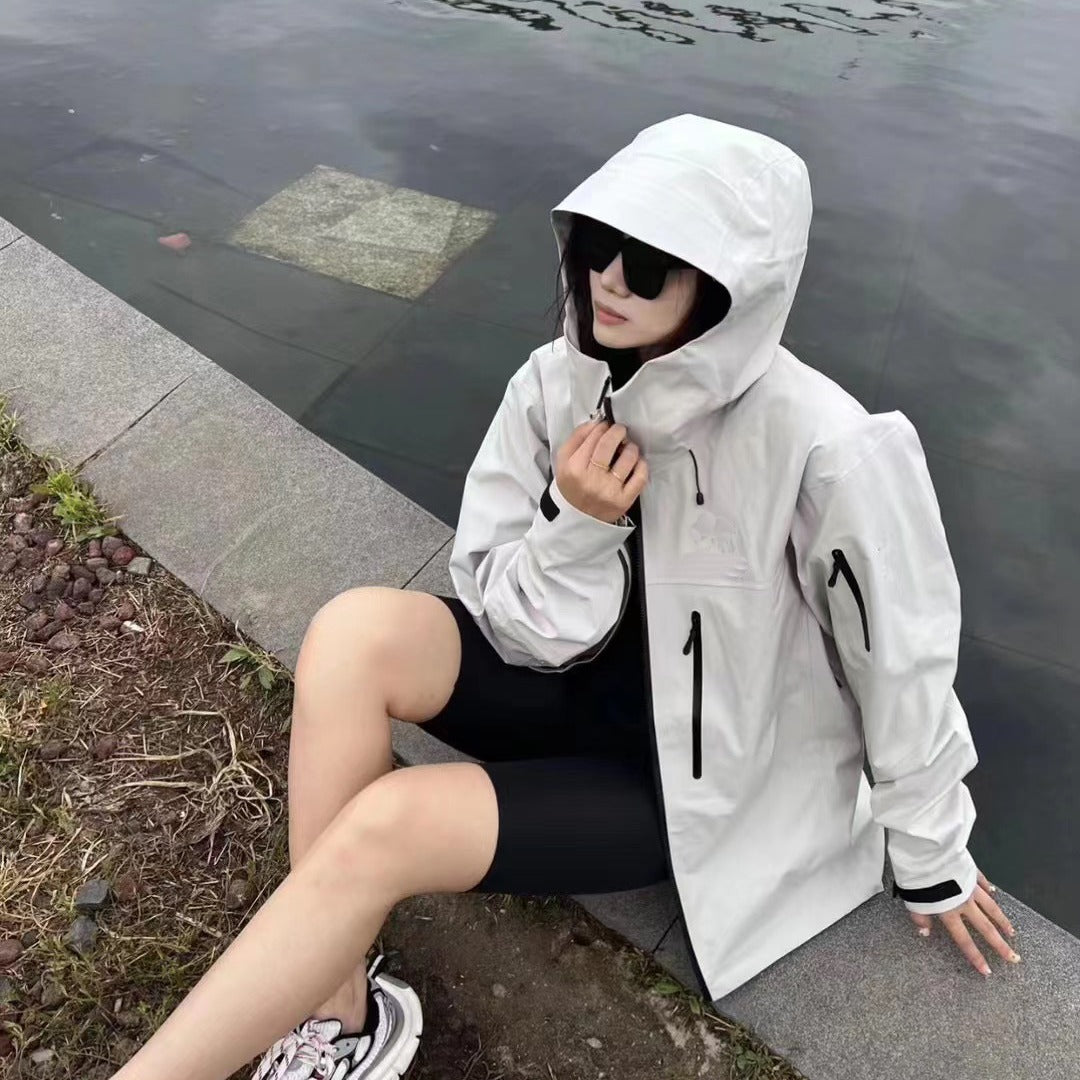 Women's High-End Gore-Tex Jacket Waterproof Windproof Hard Shell