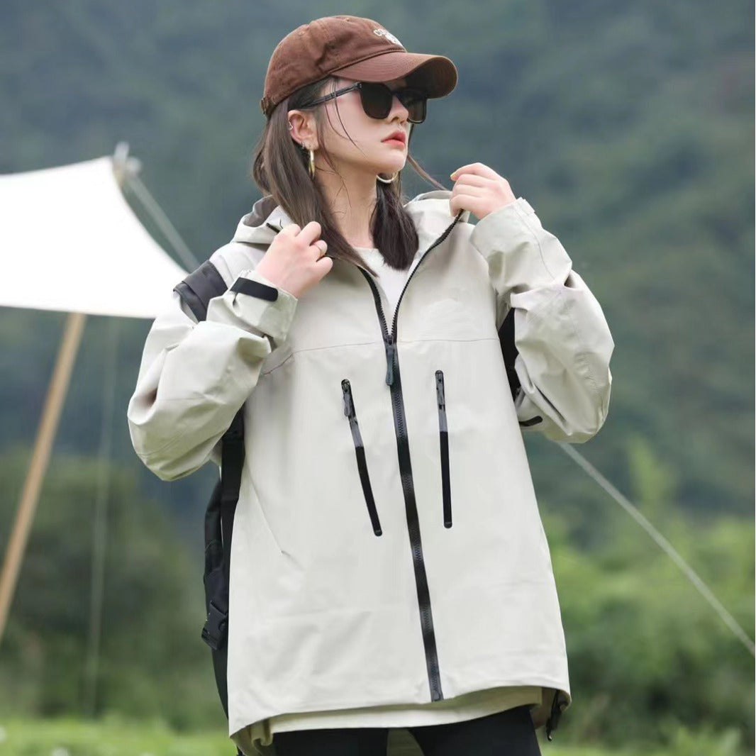 Women's High-End Gore-Tex Jacket Waterproof Windproof Hard Shell