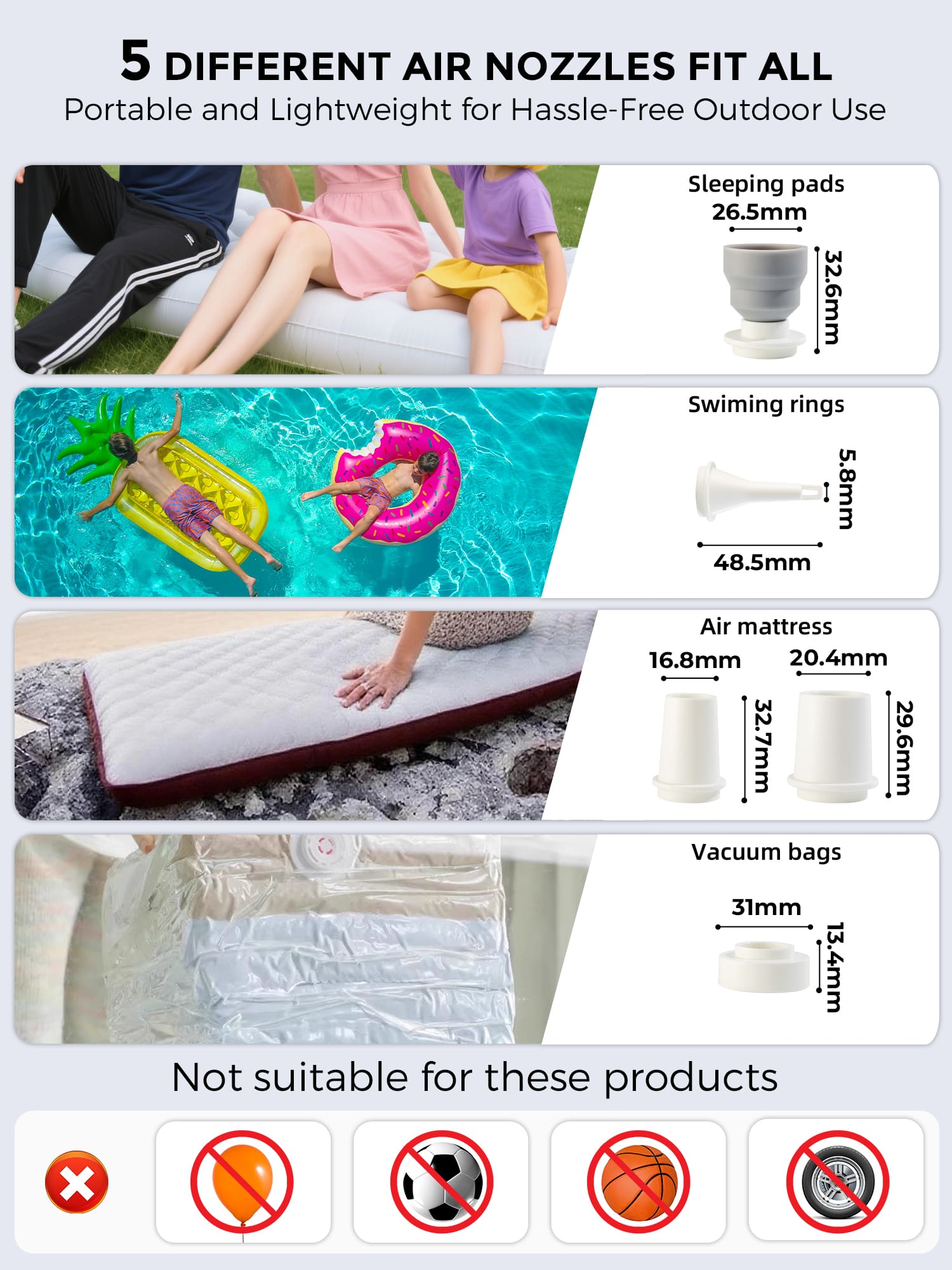 Mini Electric Air Pump – For Camping & Outdoor Gear