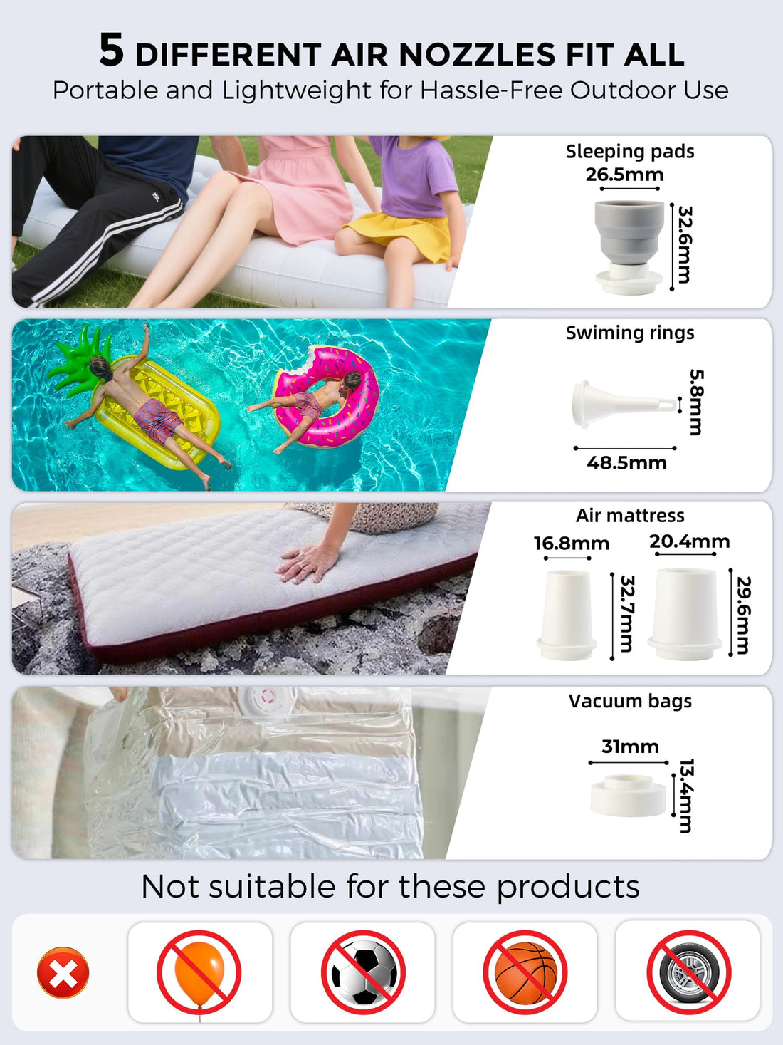 Mini Electric Air Pump – For Camping & Outdoor Gear