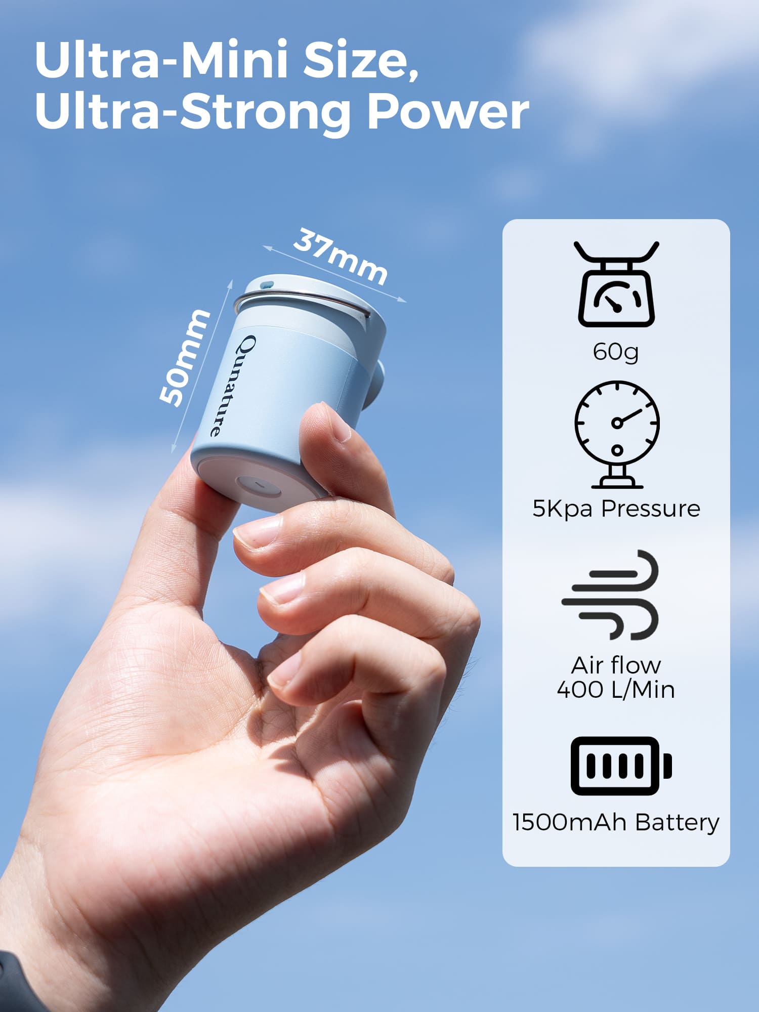 Mini Electric Air Pump – For Camping & Outdoor Gear