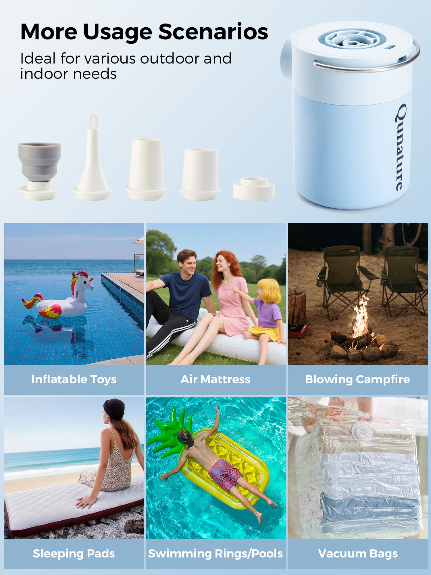 Mini Electric Air Pump – For Camping & Outdoor Gear